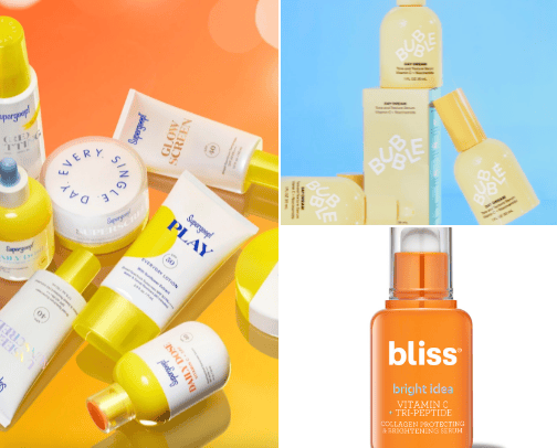 Skin care cover photo collage