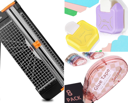 Scrapbooking Supplies cover photo collage