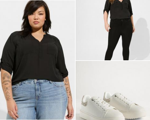 Plus Size Teacher Outfits and Accessories You’ll Love! cover photo collage