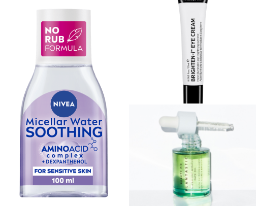 My night time skincare cover photo collage