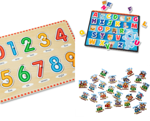 Kids’ Puzzles That Build Brains + Smiles cover photo collage