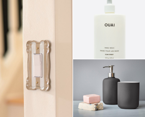 elevate your bathroom on a budget cover photo collage