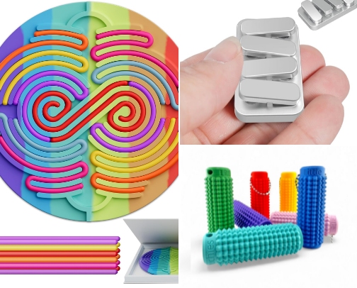 Fidget Faves cover photo collage