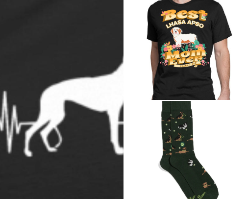 DOGGIES ON DUDS! cover photo collage