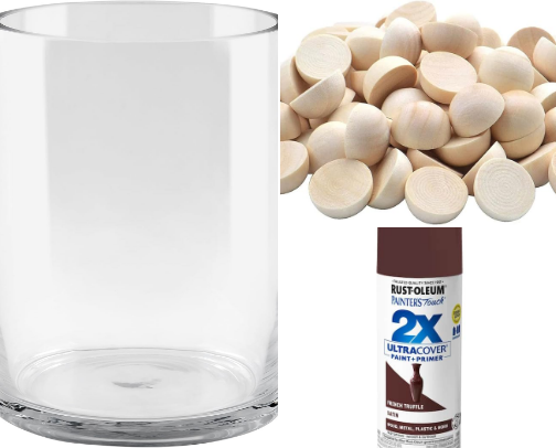 Clear vase DIY cover photo collage