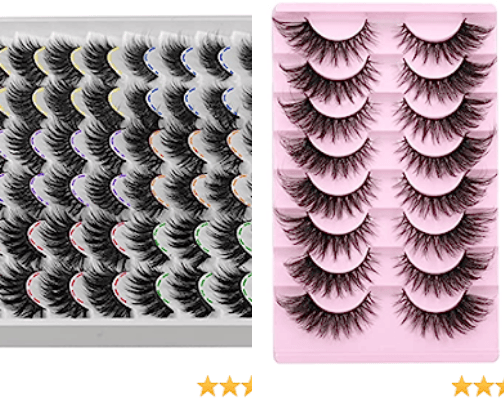 Eyelashes cover photo collage