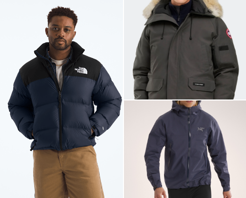 Men's Jacket Corner. cover photo collage