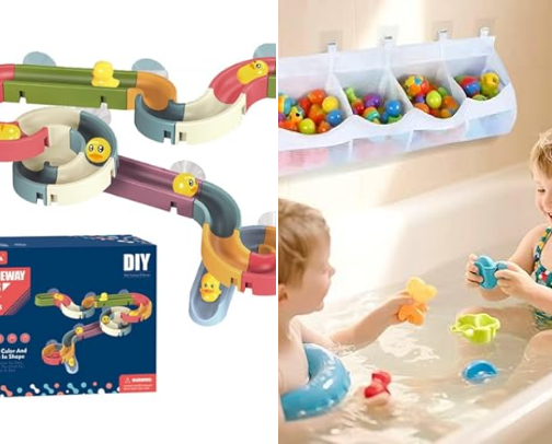 Bath Time That Actually Works (Fun, Easy & Less Chaos) cover photo collage