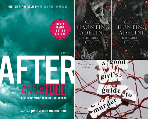 My favorite book recs cover photo collage