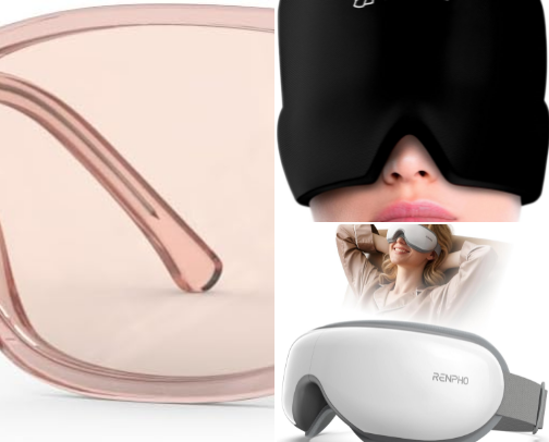 Helpful Migraine Products 🤕 cover photo collage
