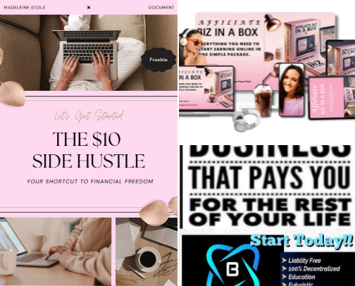 Best Side Hustles for 2025 cover photo collage