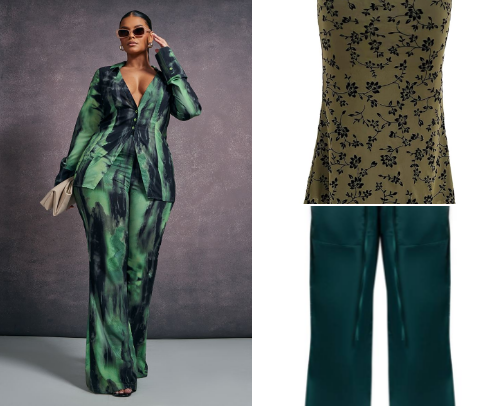 Green Items Trending cover photo collage