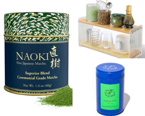 matcha must haves 🍵 cover photo collage