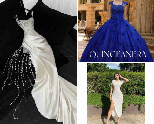 Prom Perfection: Dresses That'll Steal the Spotlight cover photo collage