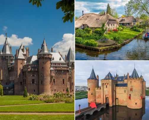 Cultural day trips in the Netherlands with kids cover photo collage