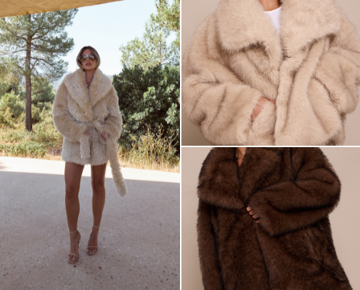 Winter coats 🤎🐻🤍✨🎄 cover photo collage