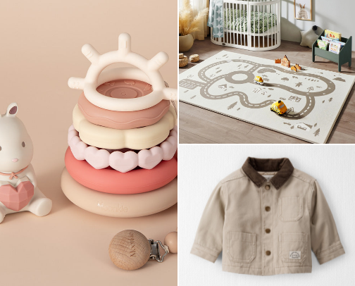 Gift Your Baby the BEST gift with these Non Toxic Christmas Gift Ideas! cover photo collage