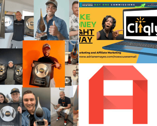 Earn money online cover photo collage