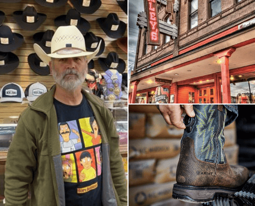 Western attire cover photo collage