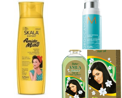 Hair Products cover photo collage