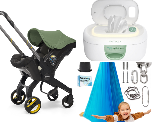 Favorite items with two kids under 4 cover photo collage