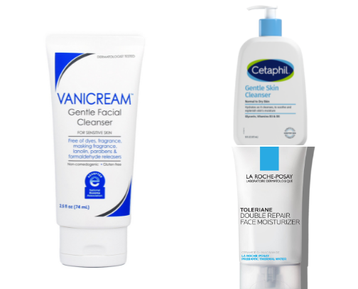 sensitive skin routine! cover photo collage