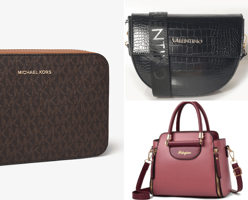 Bags for women cover photo collage