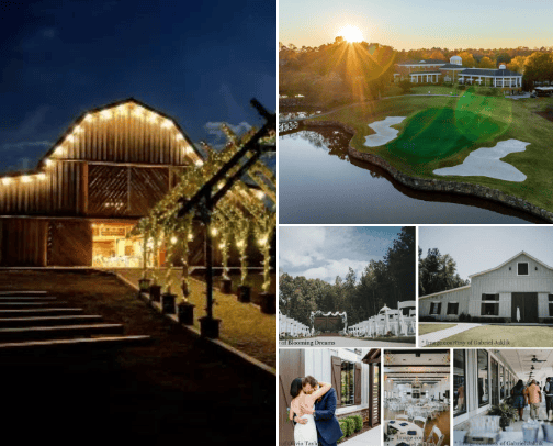 Kannapolis, NC Wedding Venues cover photo collage