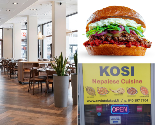 Must-try restaurants in Espoo cover photo collage