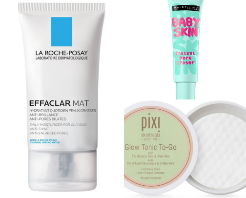 IT girl makeup for oily skin cover photo collage