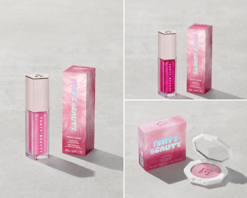 Fenty Beauty's Valentine's Day Gift Guide cover photo collage