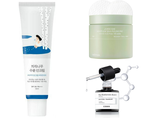 Korean Skincare cover photo collage