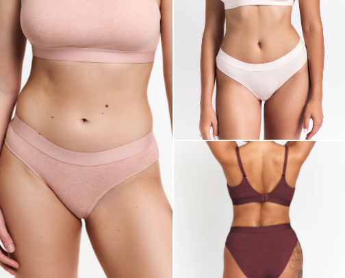Nontoxic Organic Underwear (Sustainable, Comfortable Everyday Basics) cover photo collage