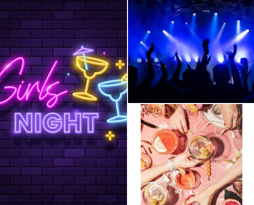 Night out essentials cover photo collage
