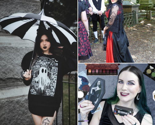 Vampire Goth cover photo collage