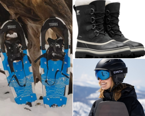 Outdoor winter adventure must haves for women cover photo collage