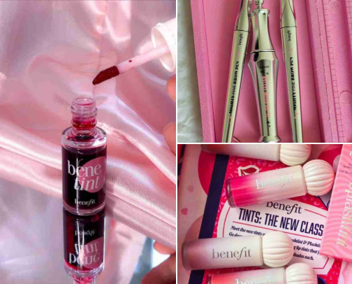 One of my favorite cosmetic lines – BENEFIT💕 cover photo collage