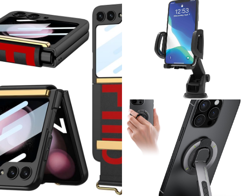 Tech & Phone Accessories cover photo collage