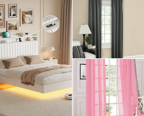 Top Recommendations for Your Bedroom Essentials cover photo collage