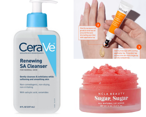 My Skincare essentials cover photo collage