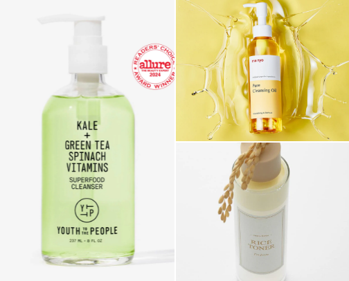 Holy Grail Skincare Products cover photo collage
