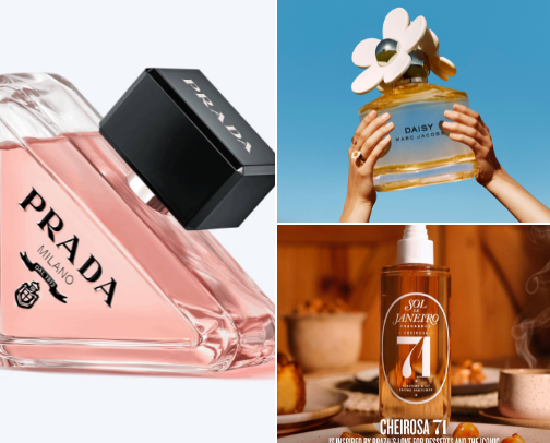 signature scents & everyday fragrances i’d actually wear  ˎˊ˗ cover photo collage