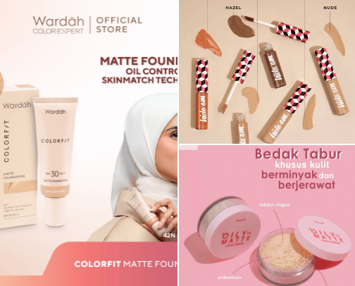 Make Up Recommendation cover photo collage