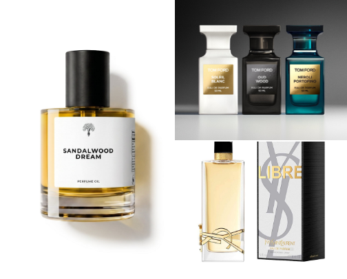 Compliments Inevitable: Fragrances & Perfume oils cover photo collage