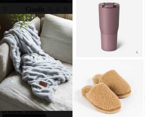 Cozy Home Essentials I Love cover photo collage