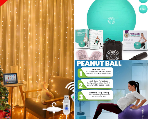 Natural birth essentials for hospital and home births! cover photo collage