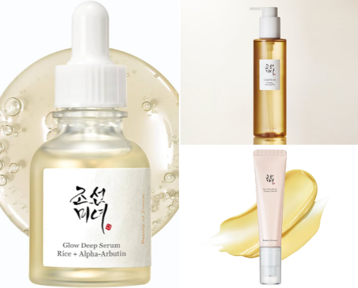 Facial Products cover photo collage