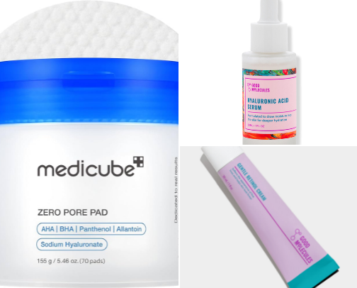 My fav skincare cover photo collage