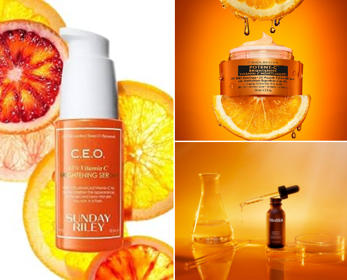 Vitamin C Products cover photo collage