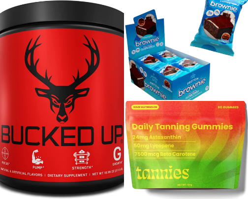 Snacks/ Supplements/ Food cover photo collage